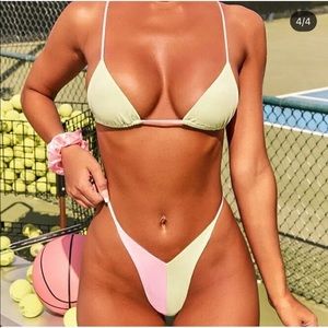 Oh Polly ‘Switch it up’ color block bikini